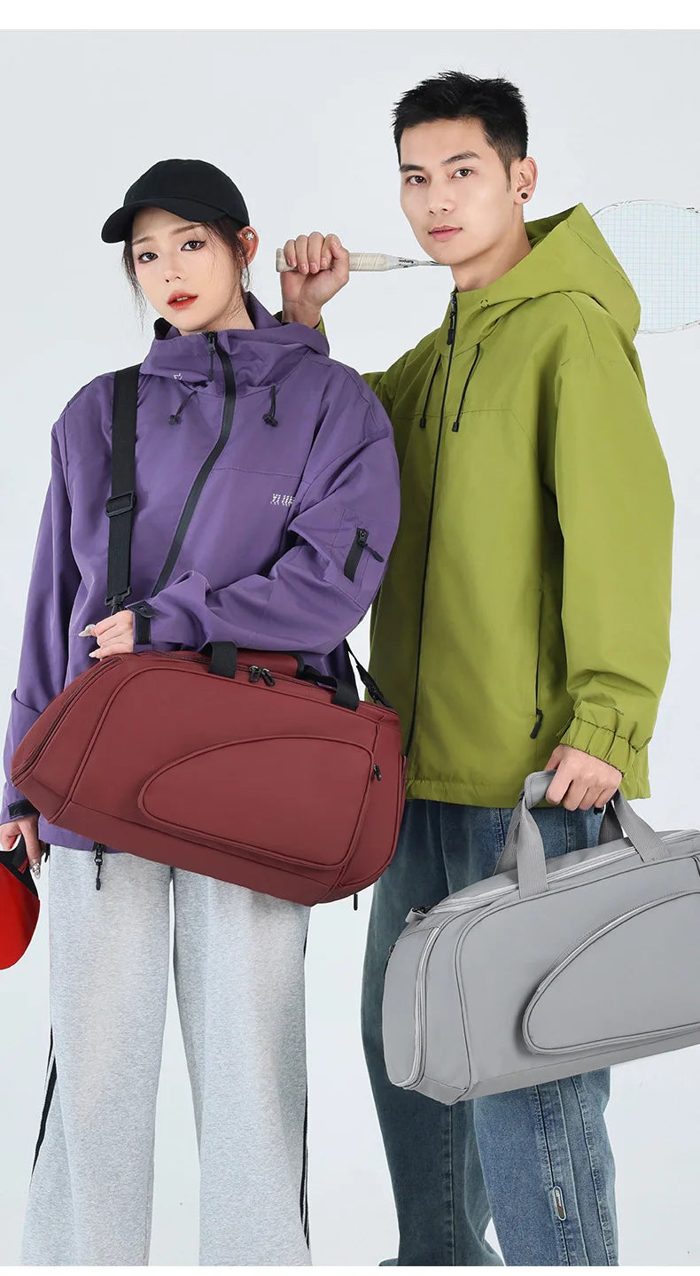 Oxford table tennis sport duffel bag wet dry separation shoes compartment - product image