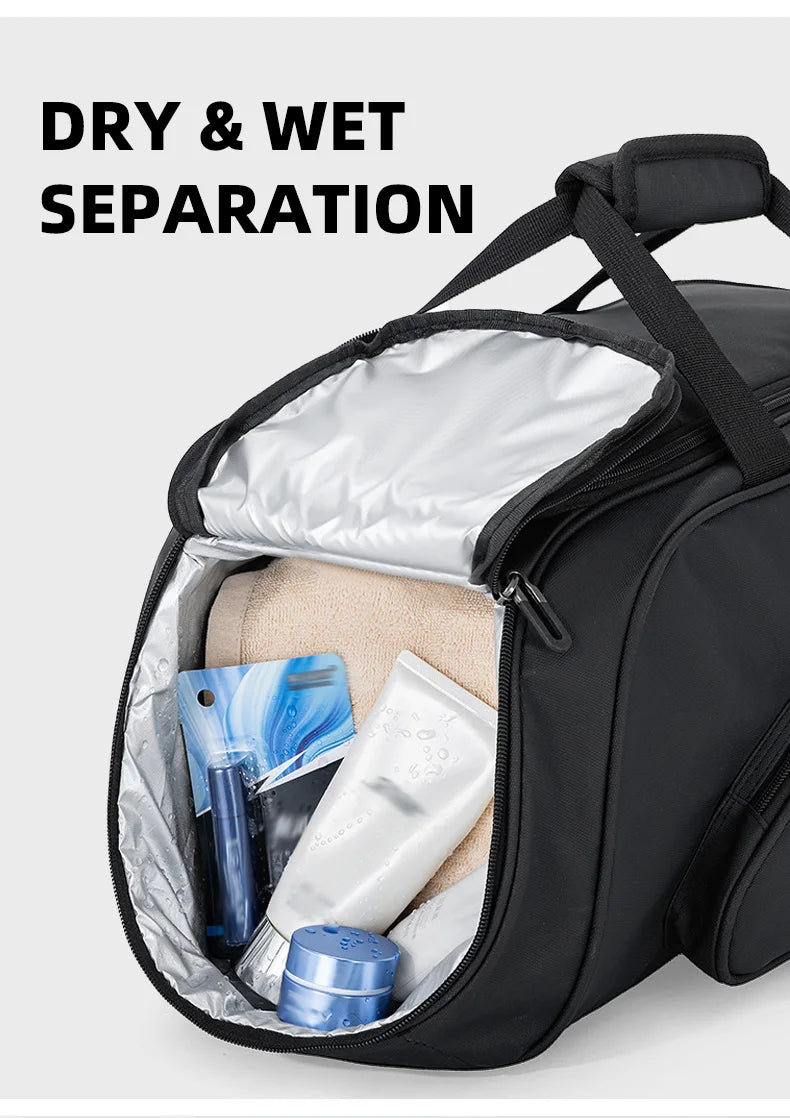 Oxford table tennis sport duffel bag wet dry separation shoes compartment - product image