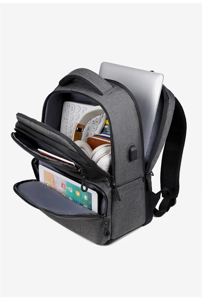 Oxford usb climbing backpack large capacity laptop multi-compartment - product image