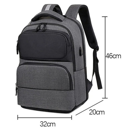 Oxford usb climbing backpack large capacity laptop multi-compartment - product image