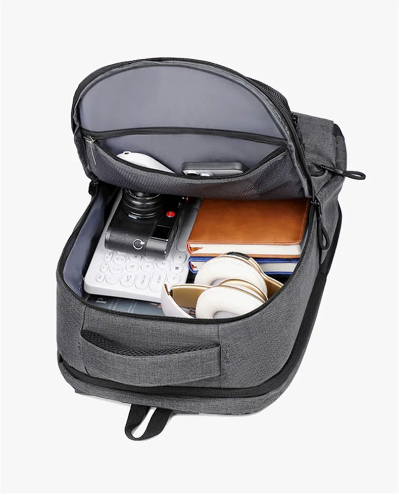 Oxford usb climbing backpack large capacity laptop multi-compartment - product image