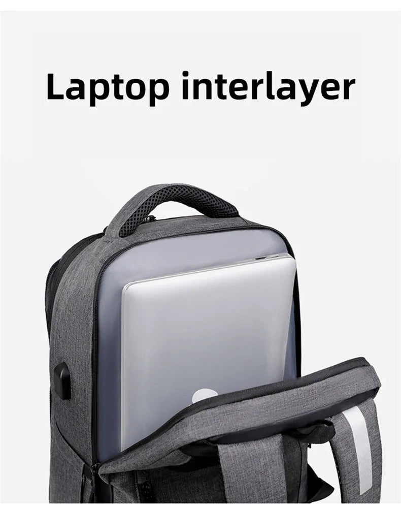 Oxford usb climbing backpack large capacity laptop multi-compartment - product image
