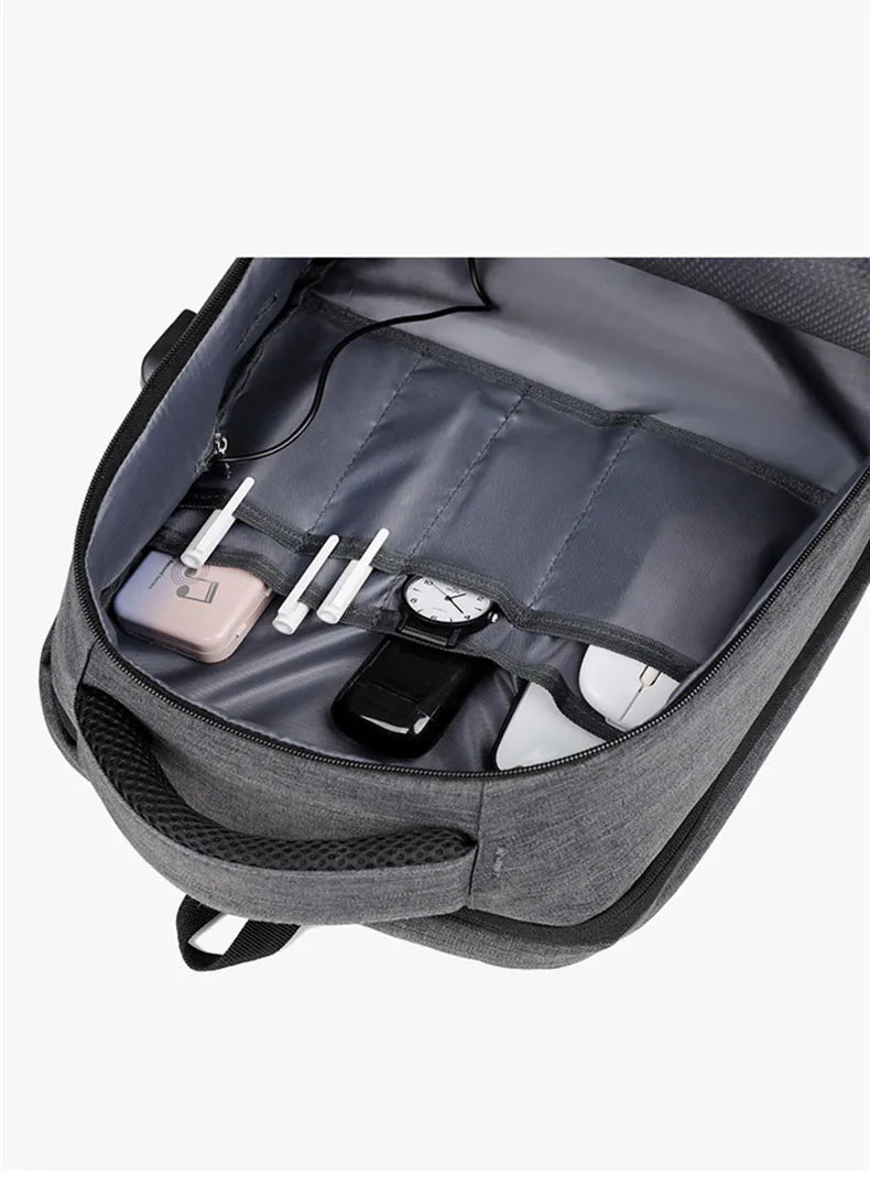 Oxford usb climbing backpack large capacity laptop multi-compartment - product image