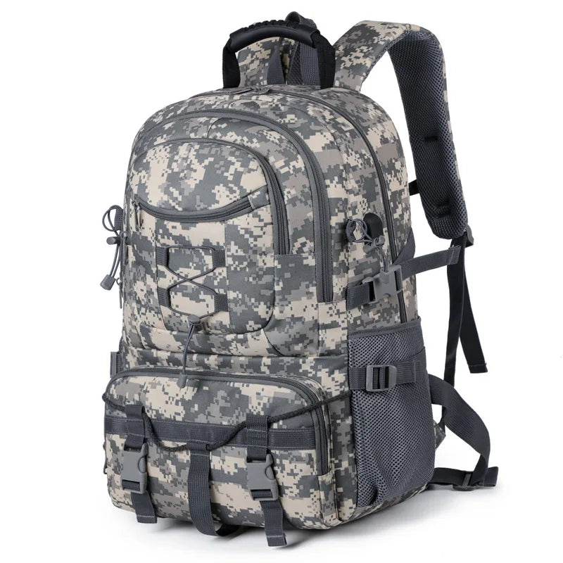 Oxford usb tactical climbing backpack large capacity multi-pocket usb charging - product image