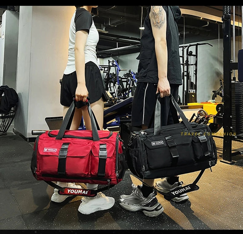 Oxford women fitness training bag wet dry separation multi-pocket large capacity - product image