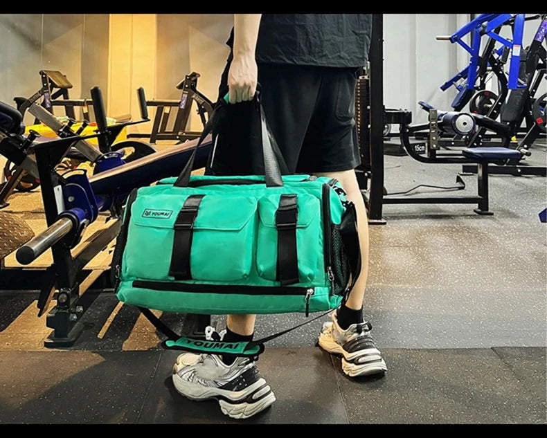 Oxford women fitness training bag wet dry separation multi-pocket large capacity - product image
