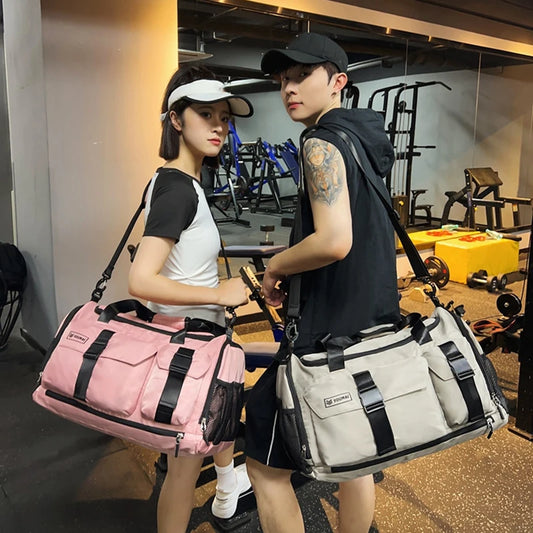 Oxford women fitness training bag wet dry separation multi-pocket large capacity - product image
