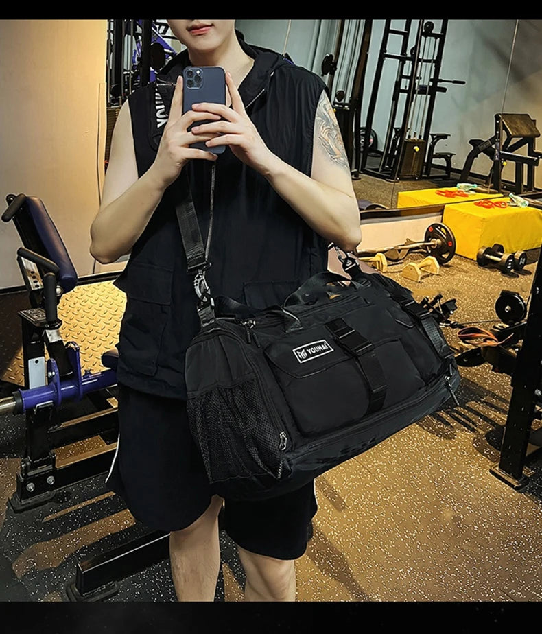 Oxford women fitness training bag wet dry separation multi-pocket large capacity - product image