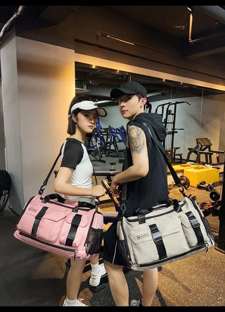 Oxford women fitness training bag wet dry separation multi-pocket large capacity - product image