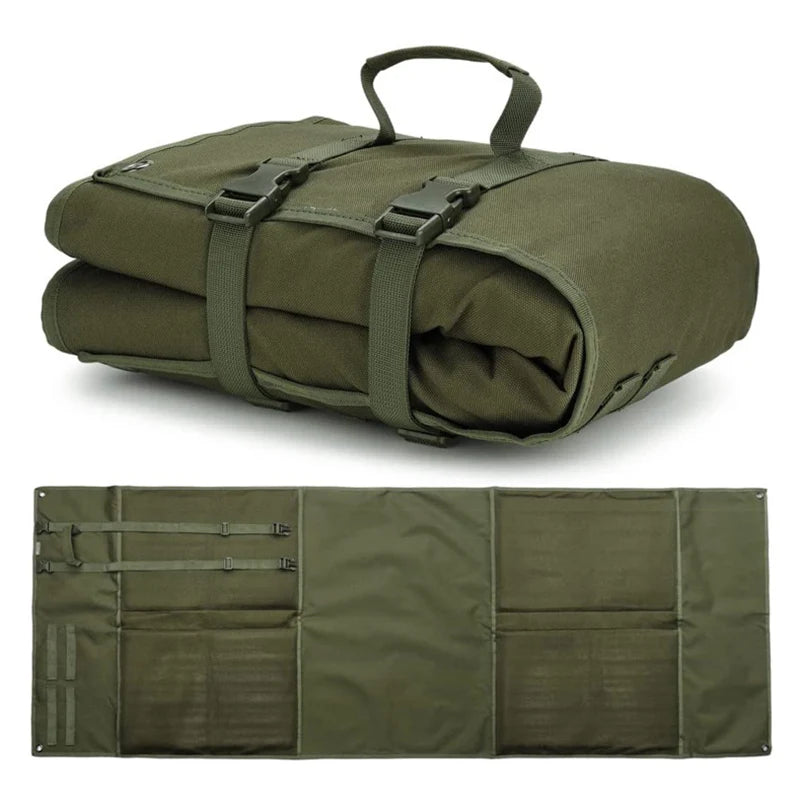 Portable camping shooting mat waterproof oxford fabric foldable with strap - product image