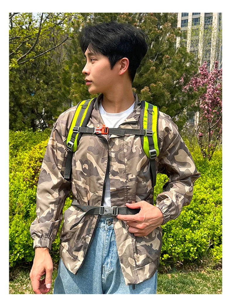 Portable ultralight camping travel backpack waterproof nylon multi-pocket - product image