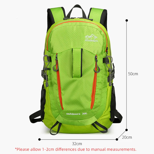 Portable ultralight camping travel backpack waterproof nylon multi-pocket - product image
