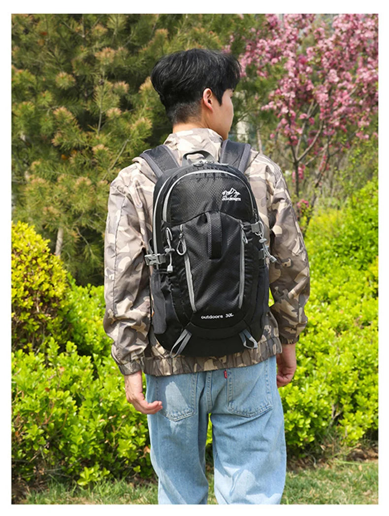 Portable ultralight camping travel backpack waterproof nylon multi-pocket - product image