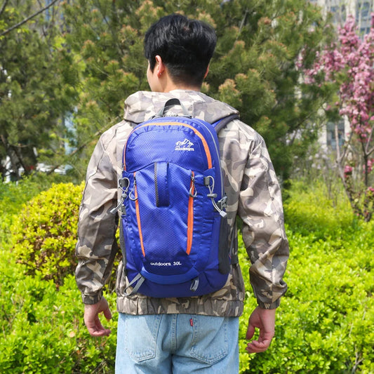 Portable ultralight camping travel backpack waterproof nylon multi-pocket - product image