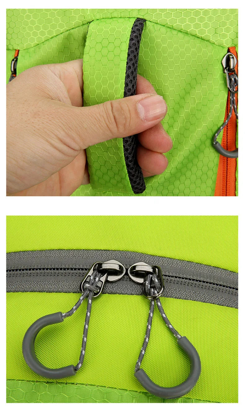 Portable ultralight camping travel backpack waterproof nylon multi-pocket - product image