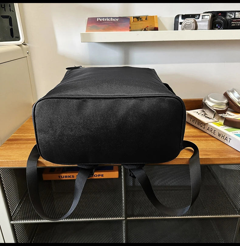 Pu climbing backpack large capacity multi-layer laptop commuting bag - product image