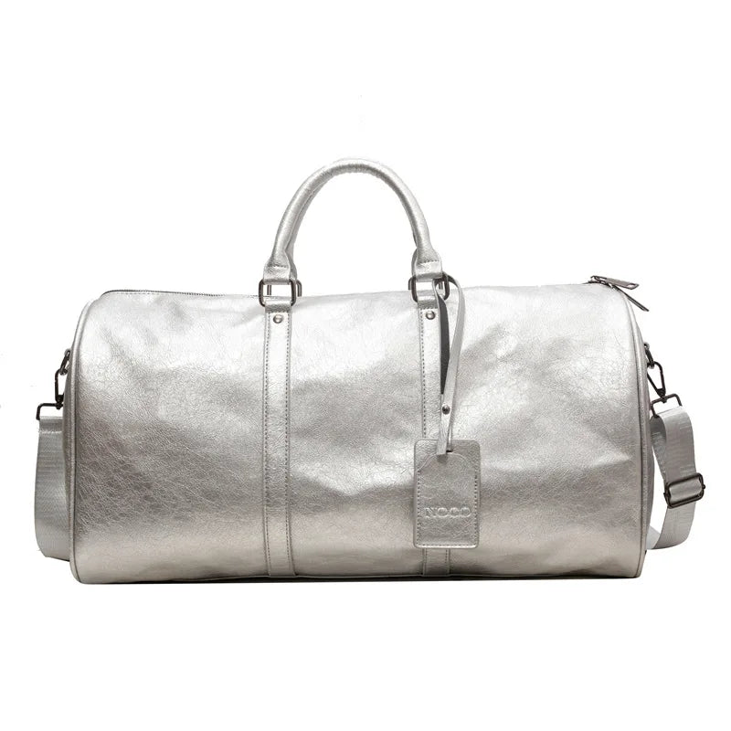 Pu fitness tote bag with large capacity waterproof crossbody handbag - product image