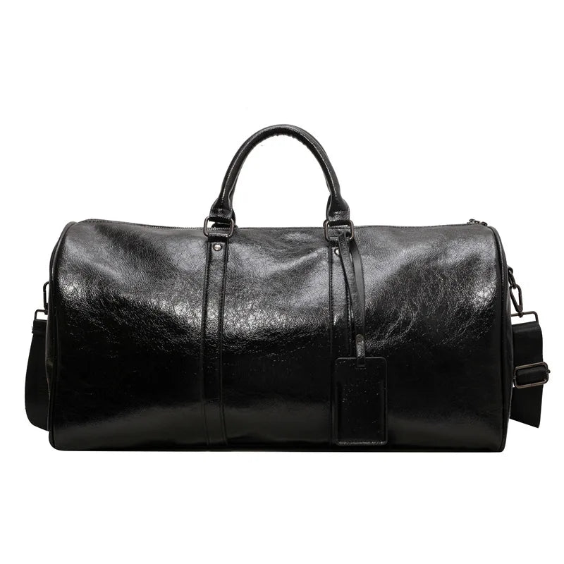 Pu fitness tote bag with large capacity waterproof crossbody handbag - product image