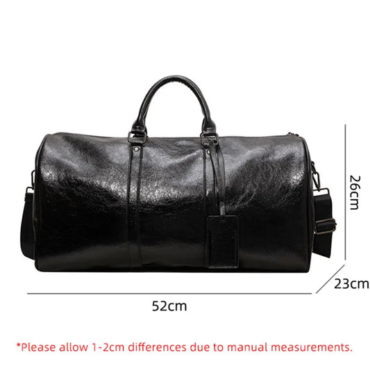 Pu fitness tote bag with large capacity waterproof crossbody handbag - product image
