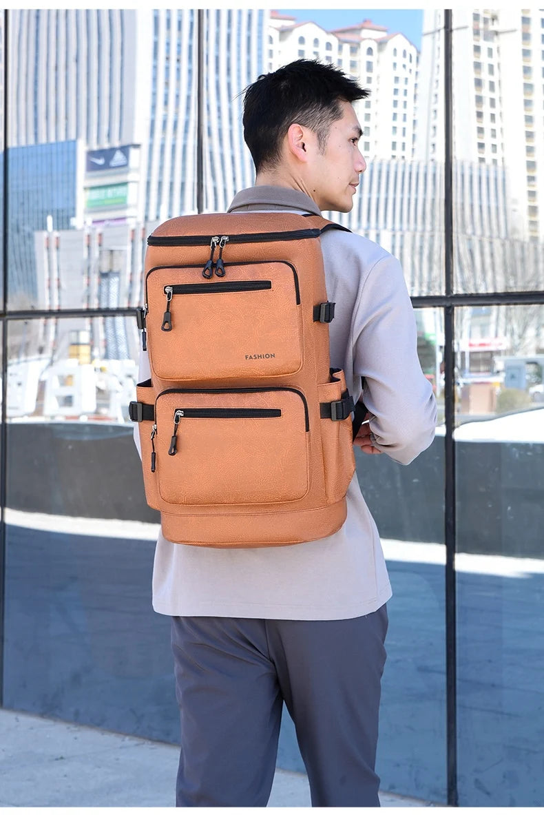 Pu outdoor climbing backpack laptop compartment multi-compartment business - product image