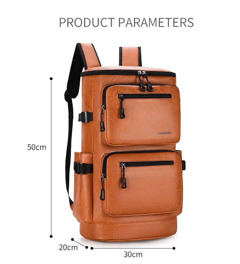 Pu outdoor climbing backpack laptop compartment multi-compartment business - product image