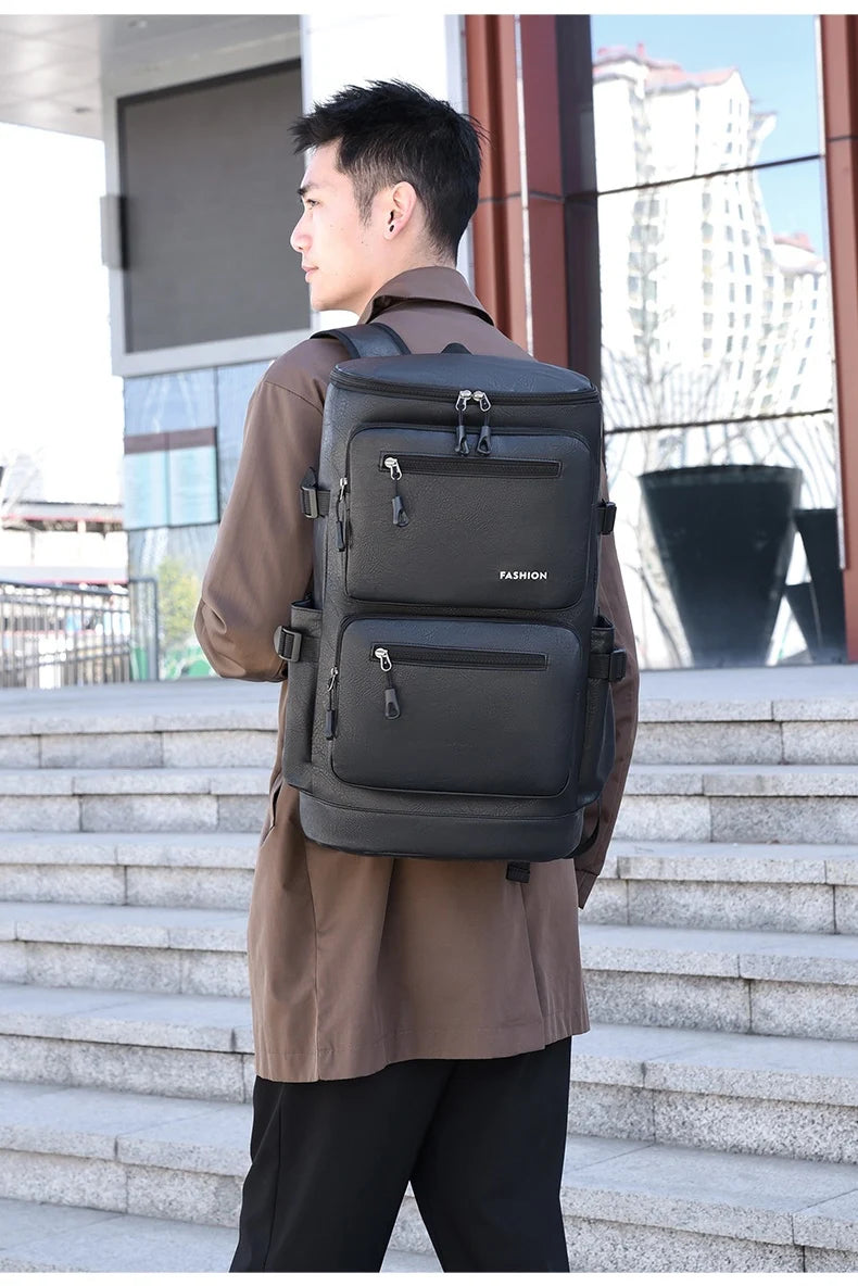 Pu outdoor climbing backpack laptop compartment multi-compartment business - product image