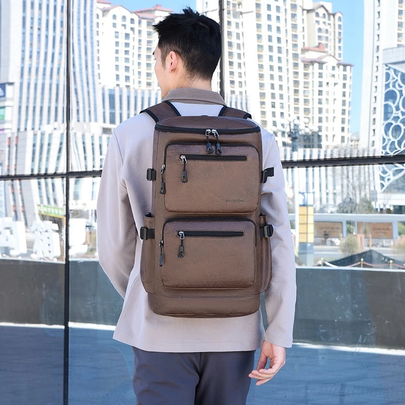 Pu outdoor climbing backpack laptop compartment multi-compartment business - product image