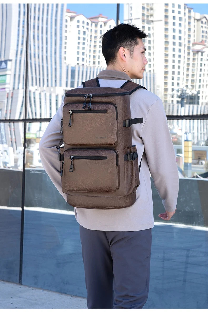 Pu outdoor climbing backpack laptop compartment multi-compartment business - product image
