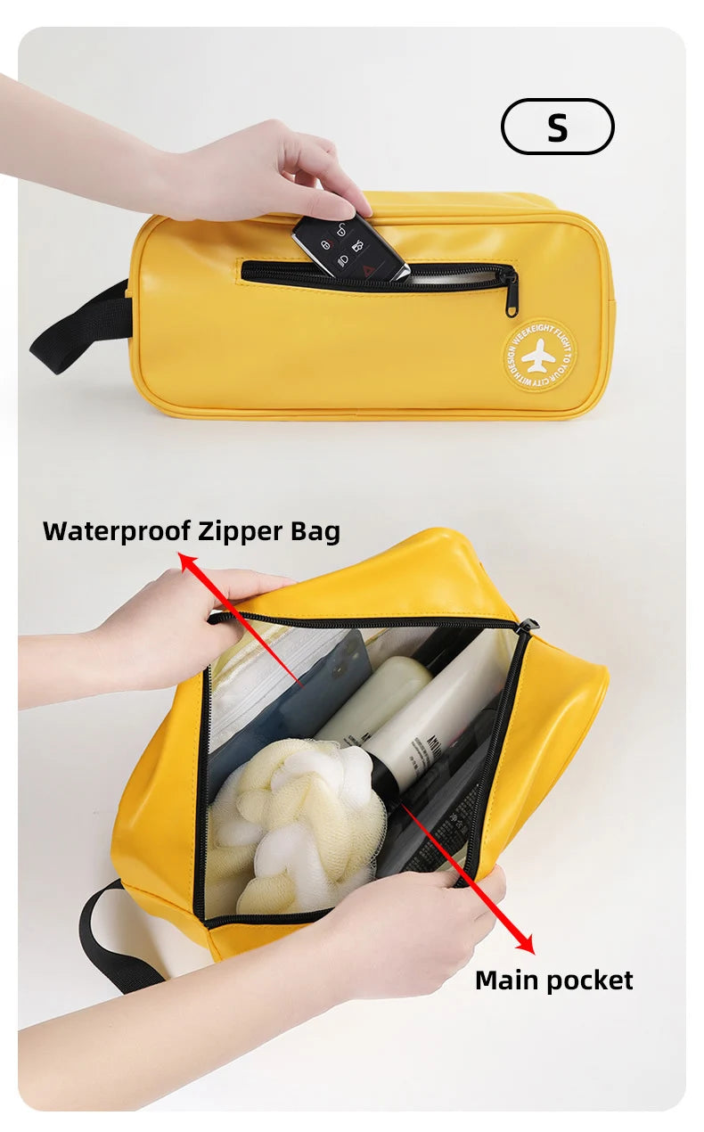 Pu waterproof dry bag for travel and water sports with dry wet separation - product image