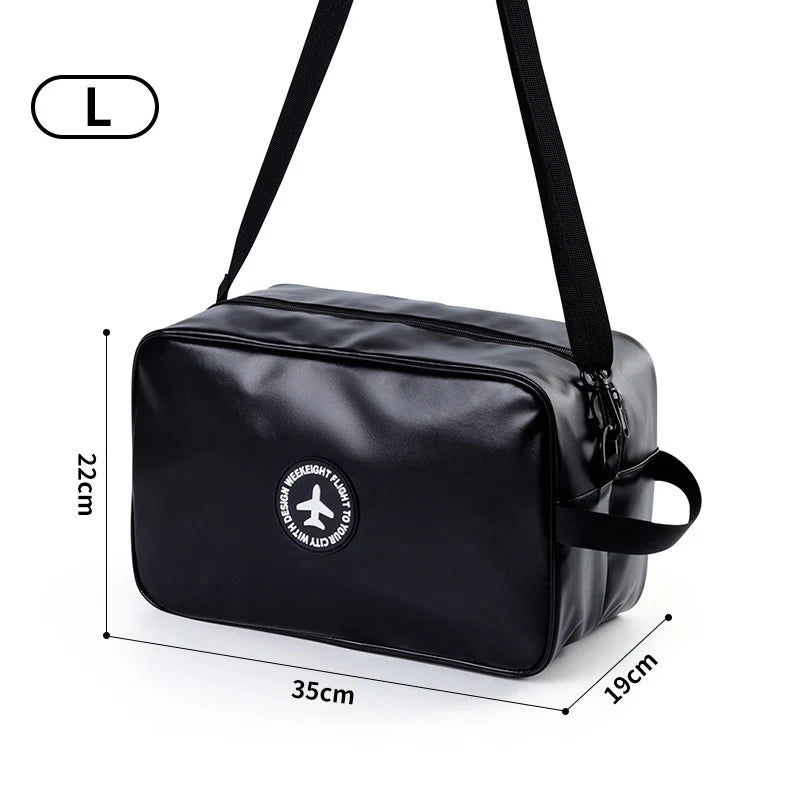 Pu waterproof dry bag for travel and water sports with dry wet separation - product image
