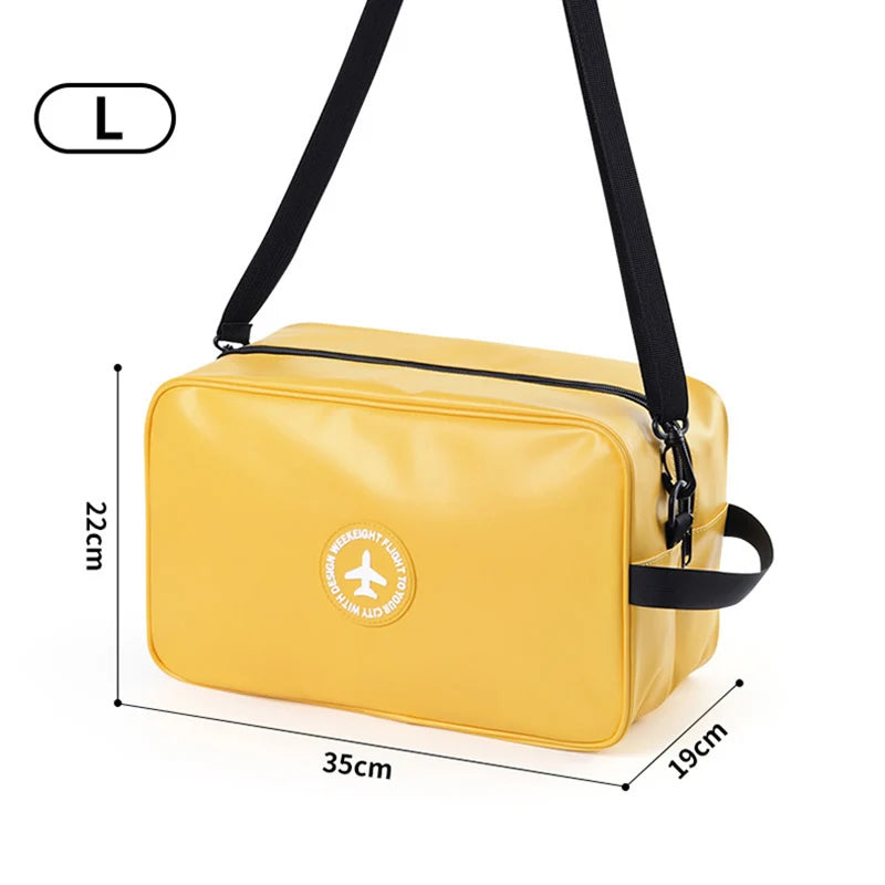 Pu waterproof dry bag for travel and water sports with dry wet separation - product image