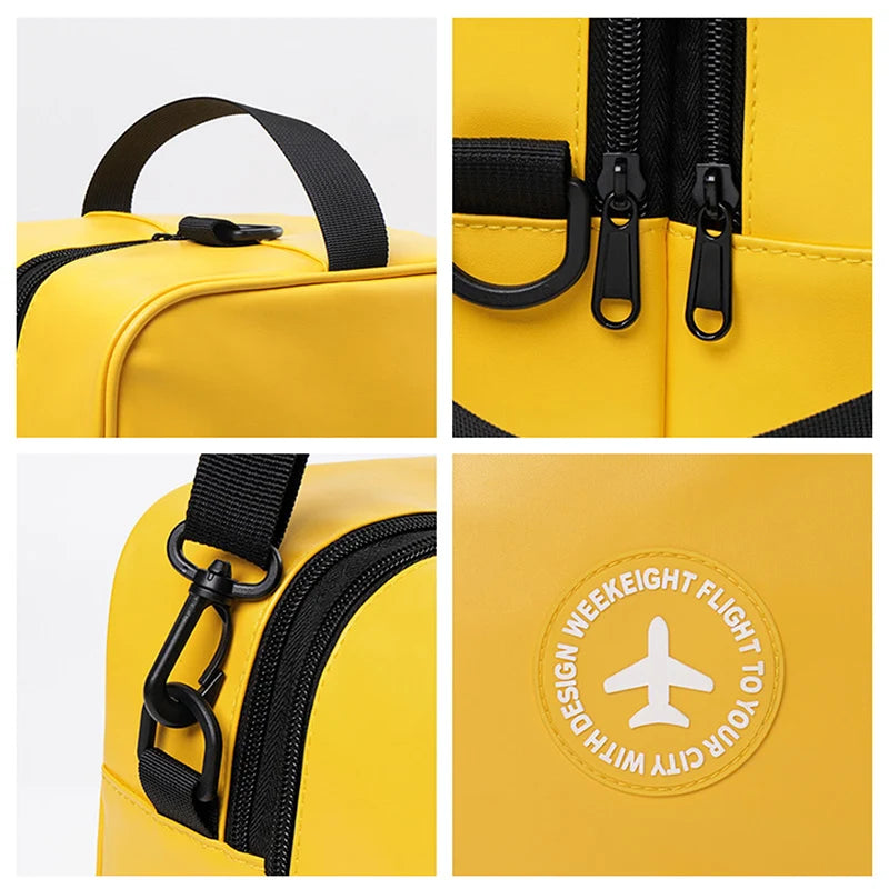 Pu waterproof dry bag for travel and water sports with dry wet separation - product image