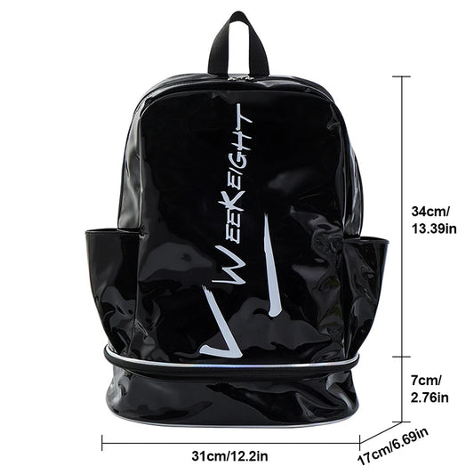 Pvc sport fitness backpack dry wet separation large capacity multi-pocket design - product image