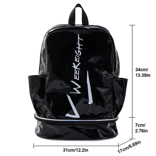 Pvc sport fitness backpack dry wet separation large capacity multi-pocket design - product image