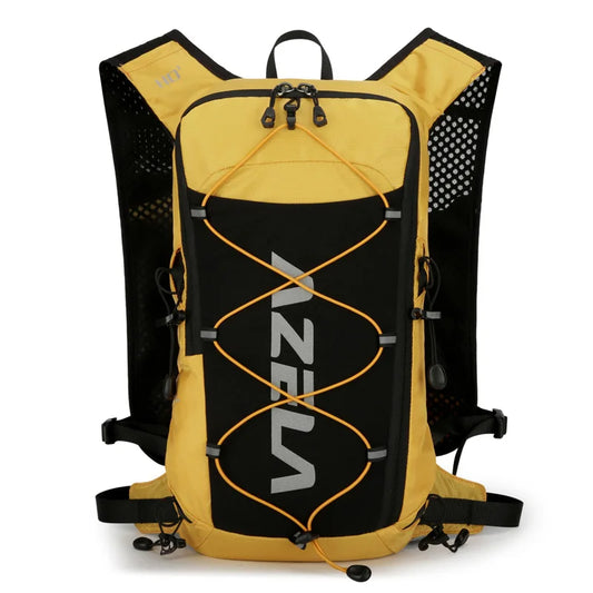 Running hydrating backpack with quick drink system and reflective strips nylon - product image