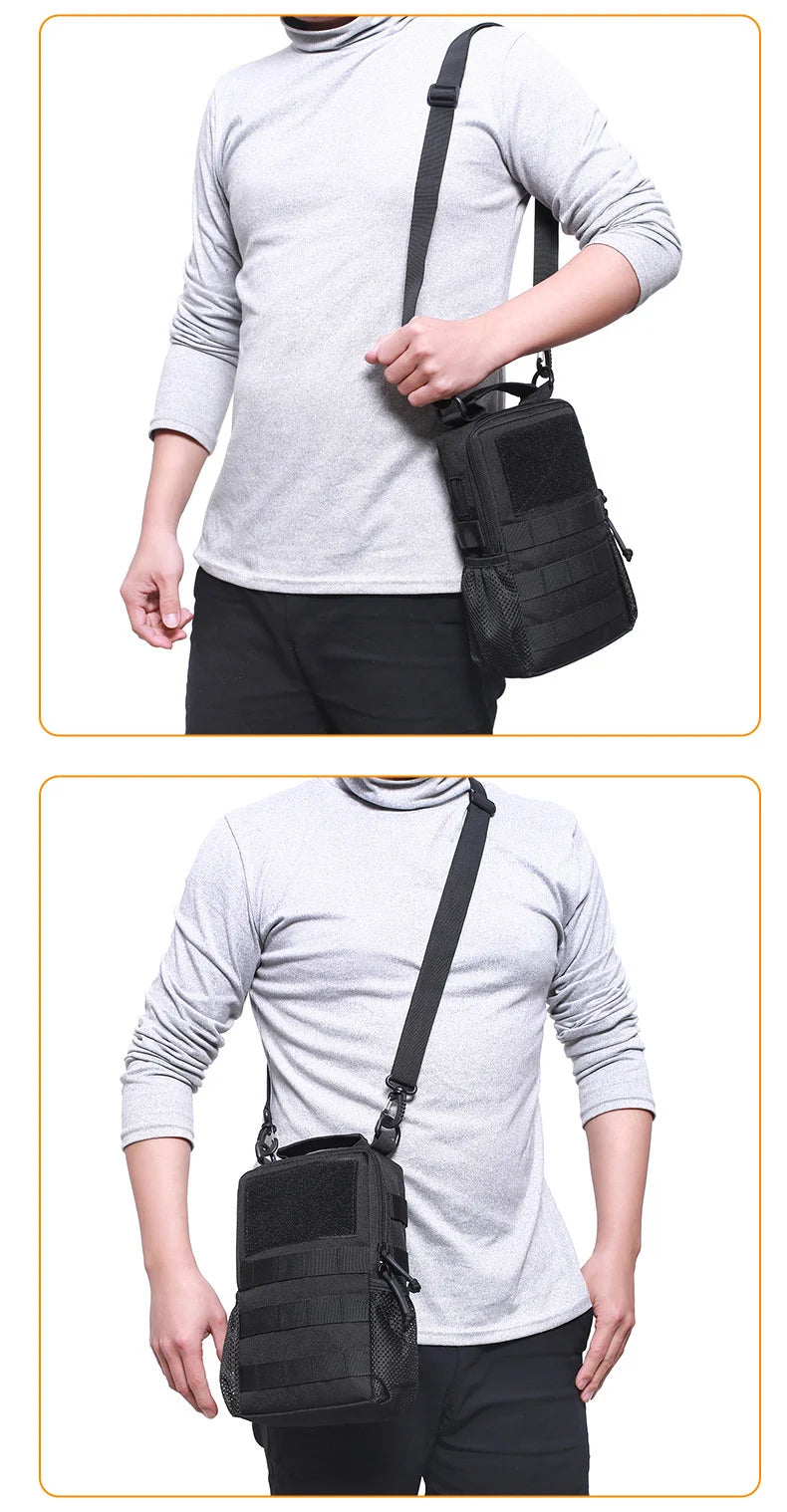 Softback large capacity molle front cycling bag with waterproof nylon - product image