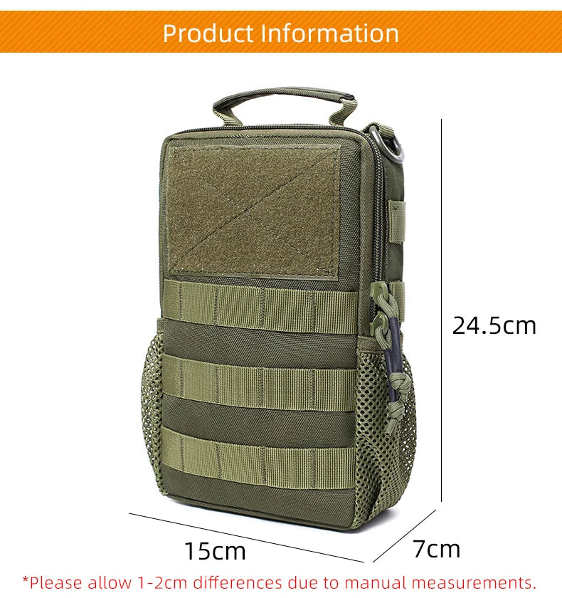 Softback large capacity molle front cycling bag with waterproof nylon - product image