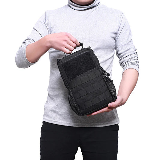 Softback large capacity molle front cycling bag with waterproof nylon - product image