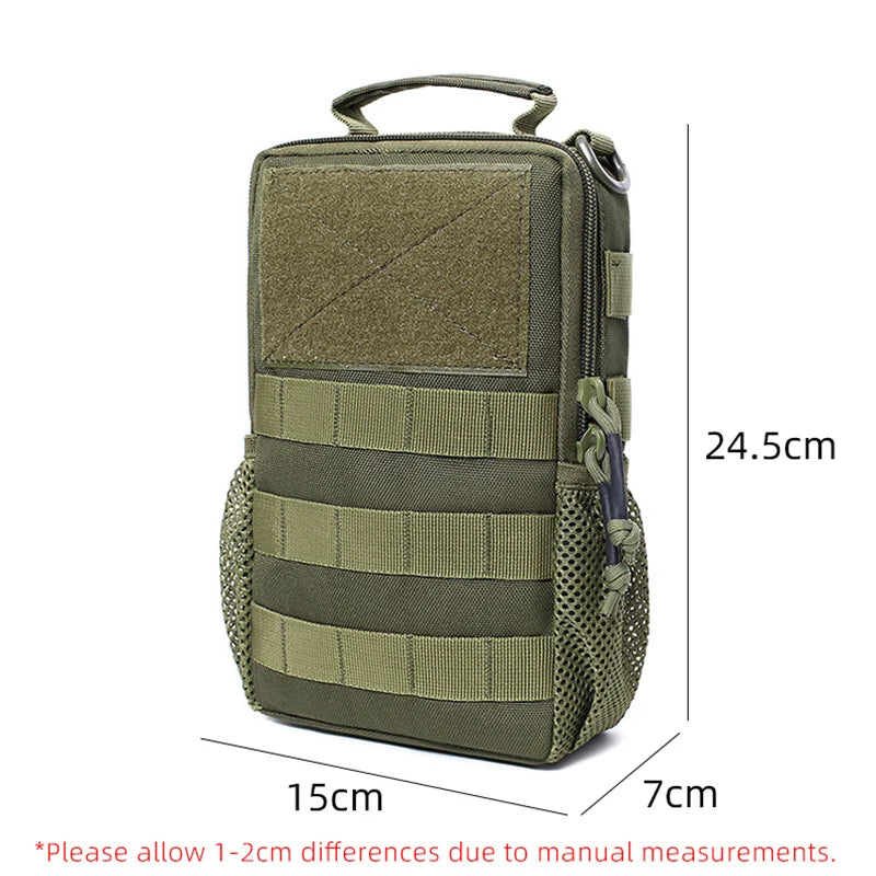 Softback large capacity molle front cycling bag with waterproof nylon - product image