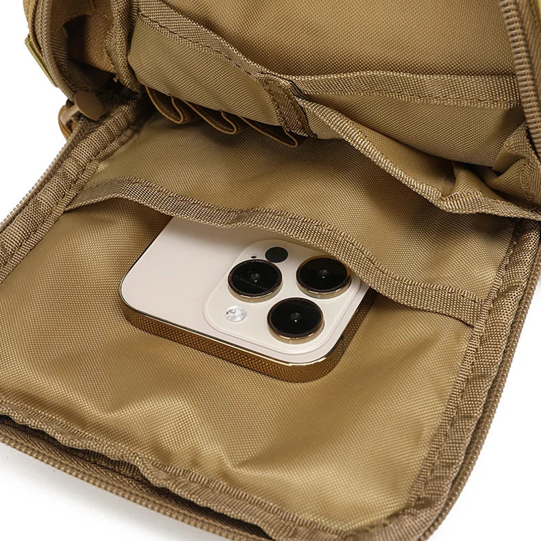 Softback large capacity molle front cycling bag with waterproof nylon - product image