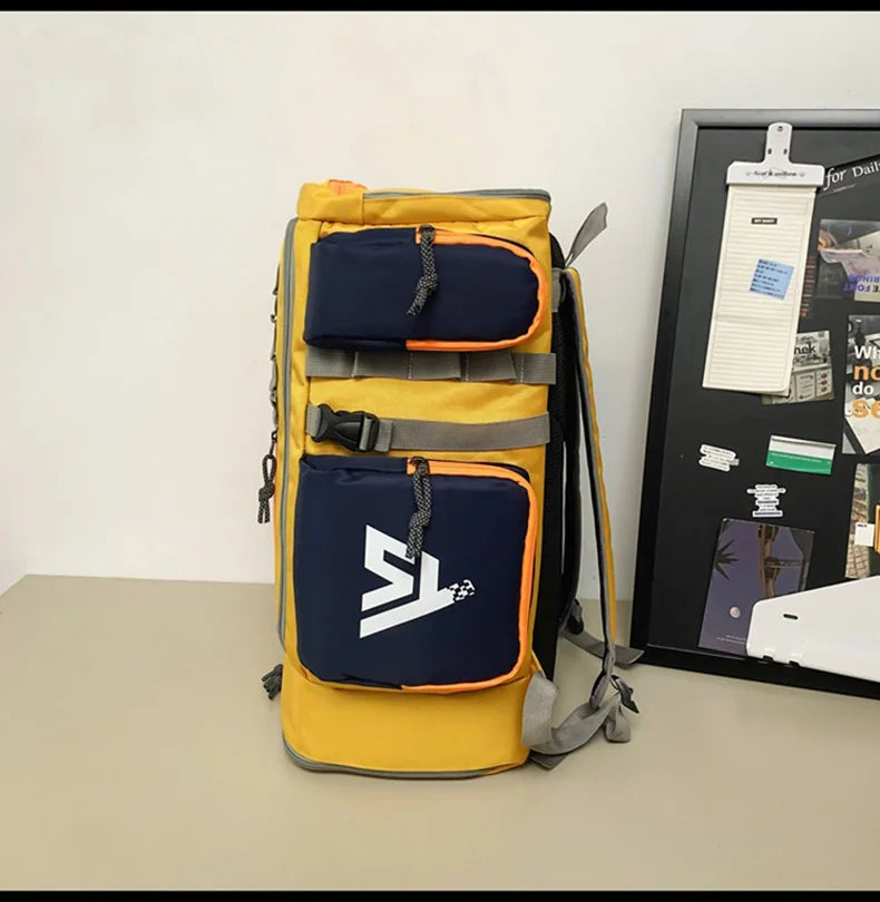 Softback large capacity outdoor laptop backpack with shoe compartment, nylon - product image