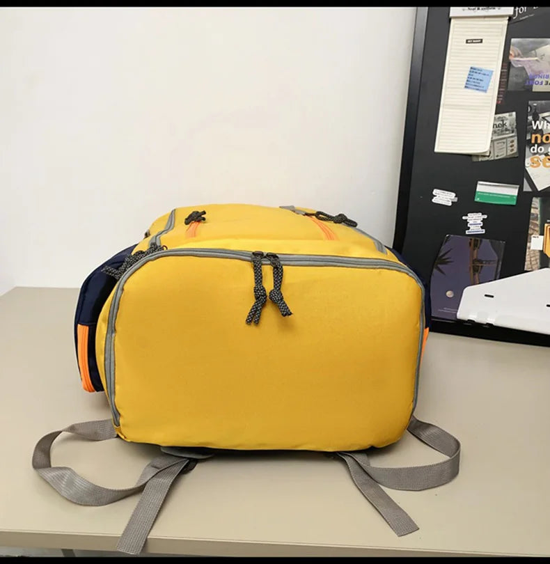 Softback large capacity outdoor laptop backpack with shoe compartment, nylon - product image