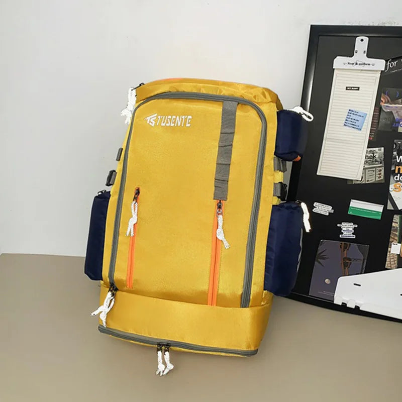 Softback large capacity outdoor laptop backpack with shoe compartment, nylon - product image