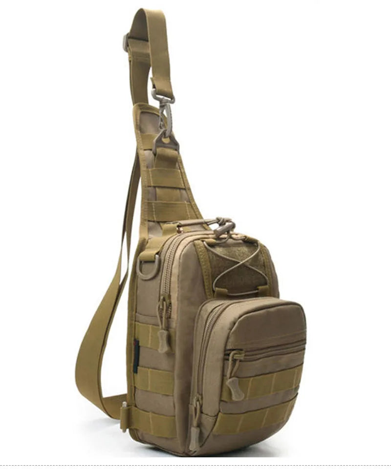 Softback large capacity tactical nylon hiking backpacks with molle system - product image