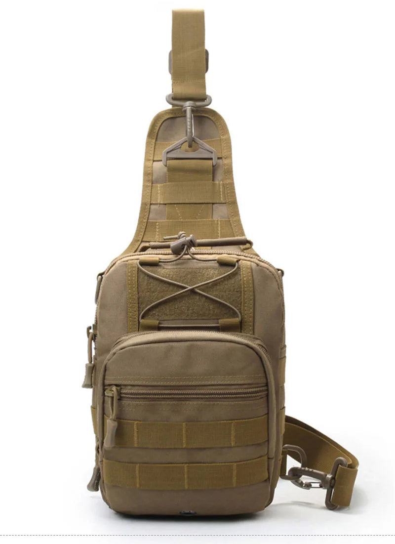 Softback large capacity tactical nylon hiking backpacks with molle system - product image
