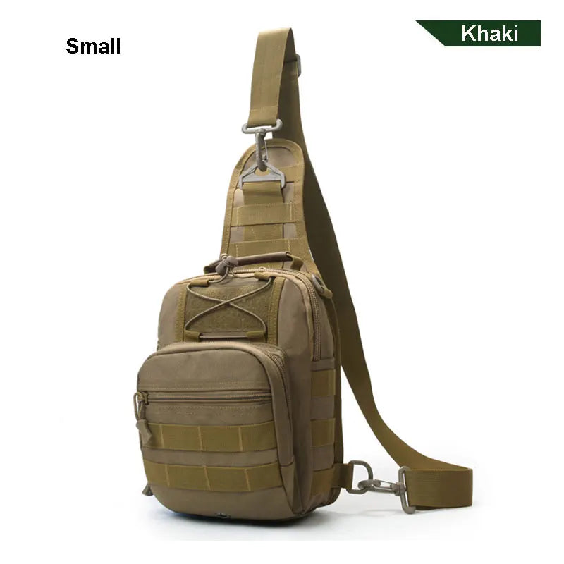 Softback large capacity tactical nylon hiking backpacks with molle system - product image