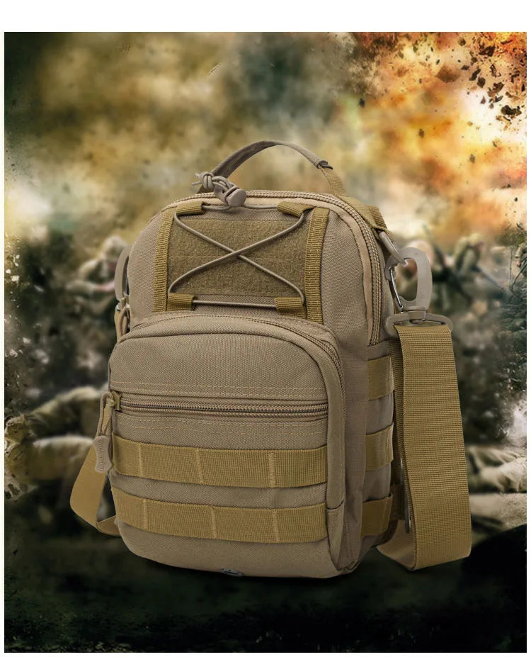 Softback large capacity tactical nylon hiking backpacks with molle system - product image