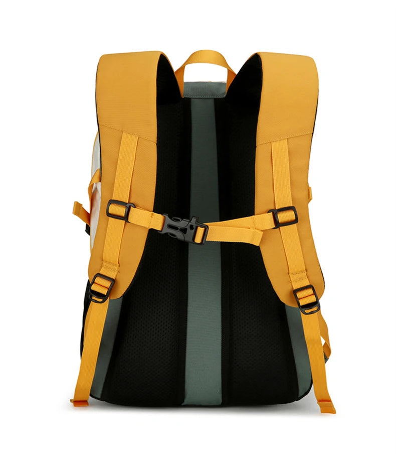 Softback lightweight travel backpack with laptop compartment, nylon - product image