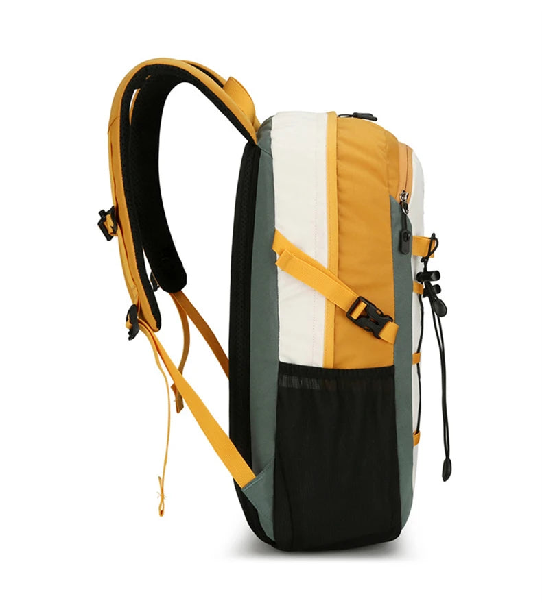 Softback lightweight travel backpack with laptop compartment, nylon - product image