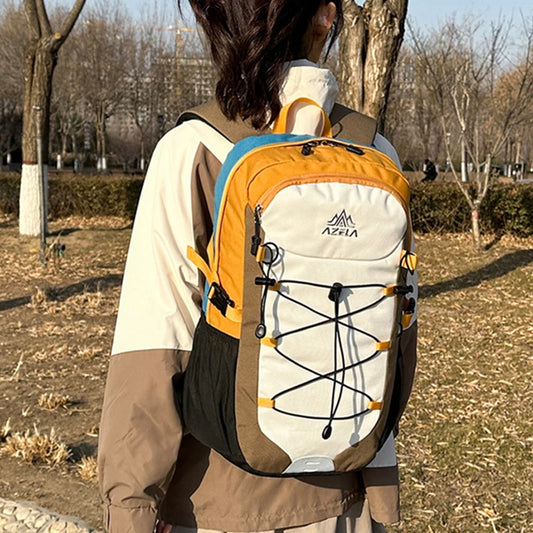 Softback lightweight travel backpack with laptop compartment, nylon - product image
